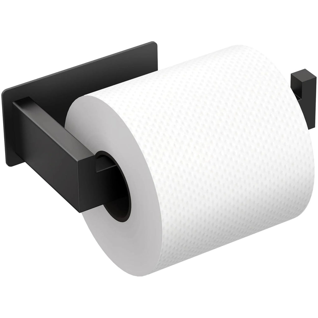 Auxmir Toilet Paper Holder, Self Adhesive Toilet Roll Holder , Premium Thicken SUS304 Stainless Steel, Rustproof No Drilling Toilet Tissue Holder for Bathroom, Kitchen, Washroom, RV & Office