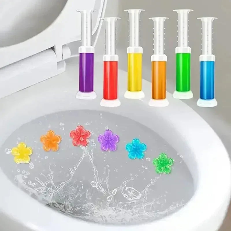 Toilet Cleaner Gel Stick, Solid Aromatherapy Air Freshener, Long Lasting Fragrance Deodorizer for Bathroom Odor Removal