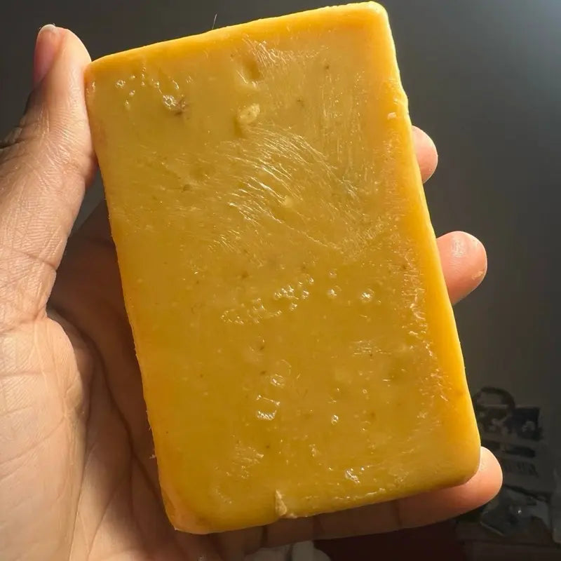 Valoil Golden Honey-Citrus Scented Natural Soap Bars - Body Care Cleanser, Pack of 3, Moisturizing Aroma Formula Gift Daily